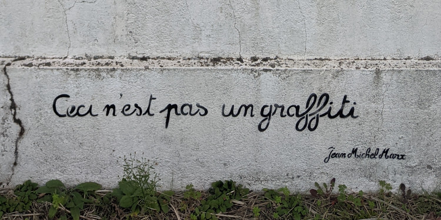 ceci n'est pas un graffiti