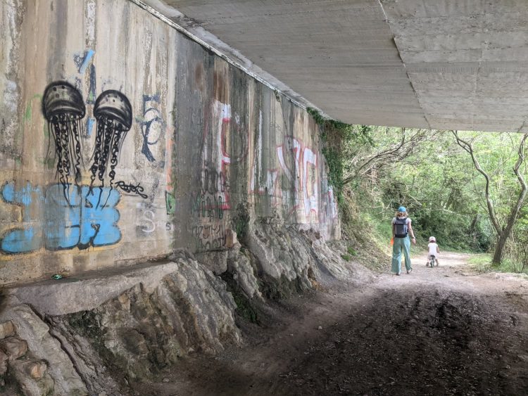 Méduses — graffiti, Capbreton